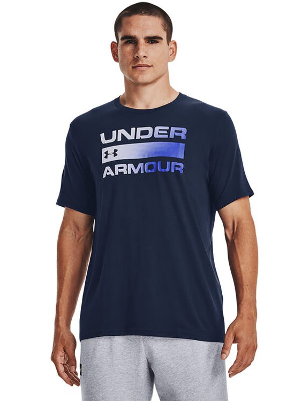 Under Armour Under Armour Тишърт UA TEAM ISSUE WORDMARK SS 1329582 Тъмносин Regular Fit