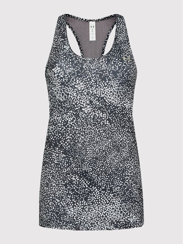 Under Armour Under Armour топ HeatGear® Racer Print 1365108 Черен Slim Fit