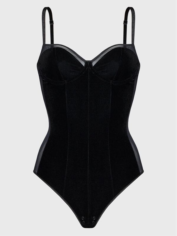 Undress Code Undress Code Боди Nothing Personal 220 Черен Slim Fit