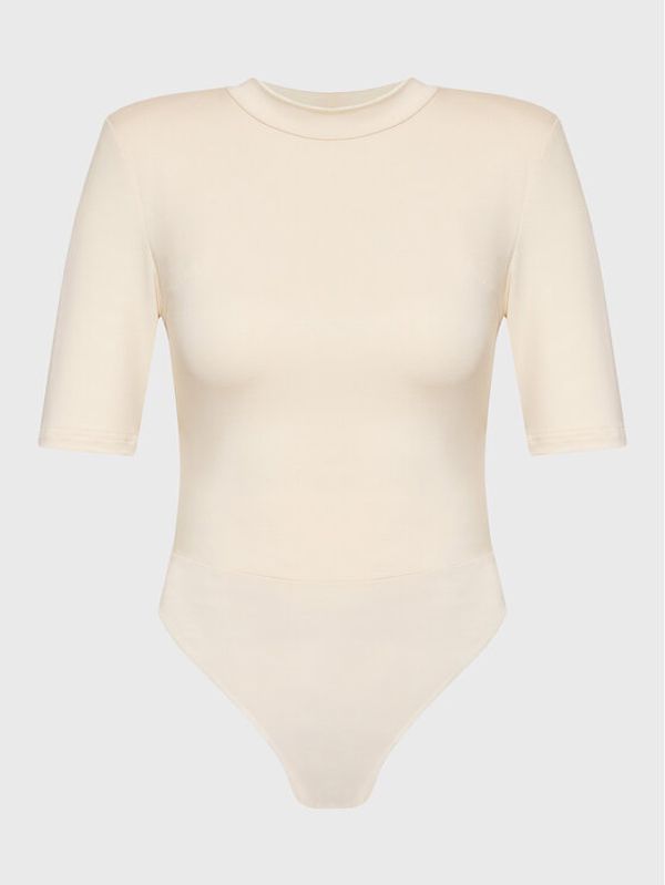 Undress Code Undress Code Боди Watch You Back Екрю Slim Fit