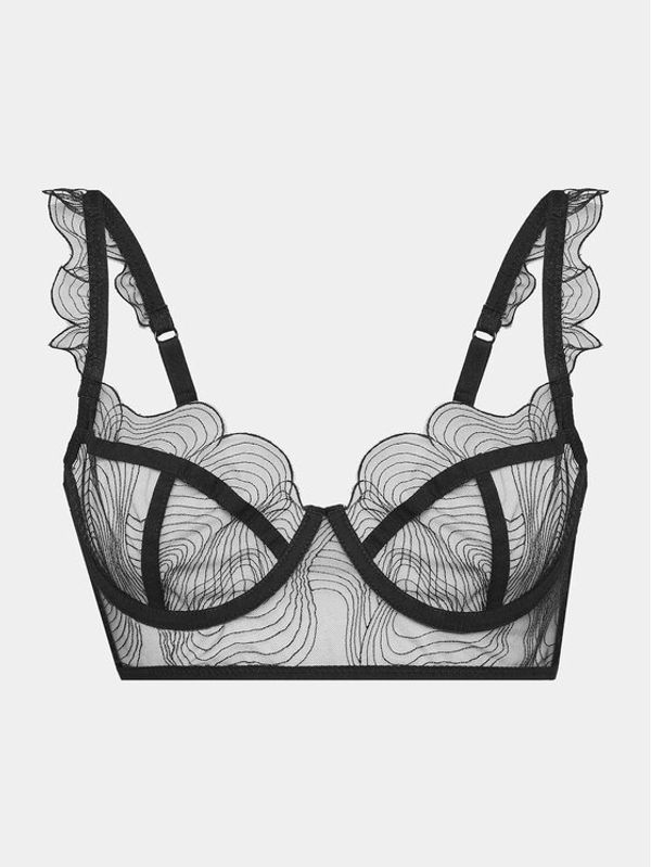 Undress Code Undress Code Сутиен с банели Bliss 581 Черен