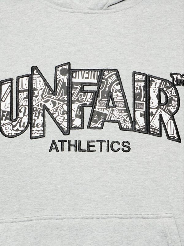 Unfair Athletics Unfair Athletics Суитшърт Classic Label Chaos Logo UNFR23-052 Сив Regular Fit