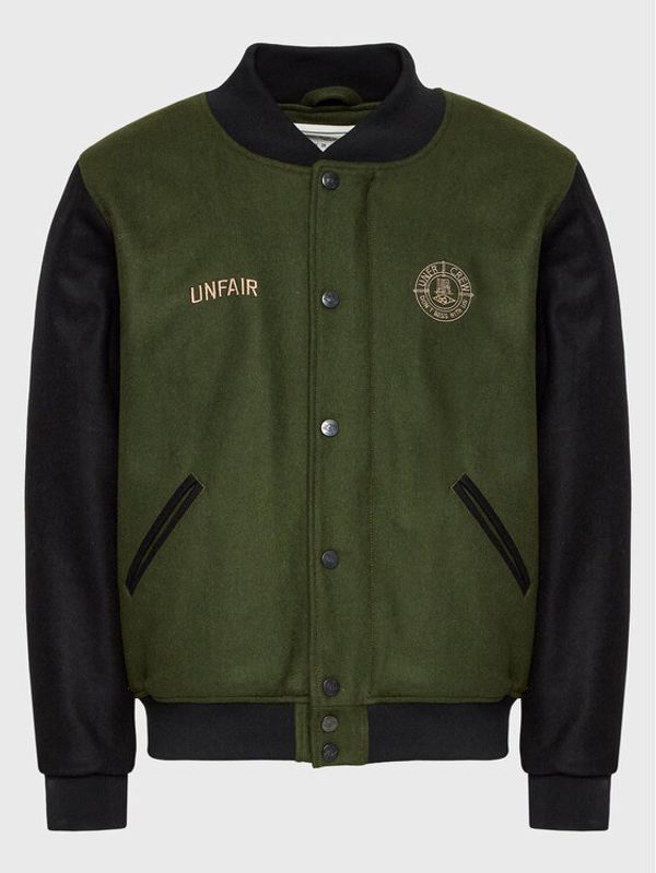 Unfair Athletics Unfair Athletics Яке бомбър Two Side Collage UNFR23-041 Зелен Comfortable Fit