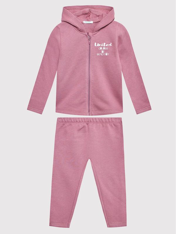 United Colors Of Benetton United Colors Of Benetton Анцуг 3J70A5007 Розов Regular Fit