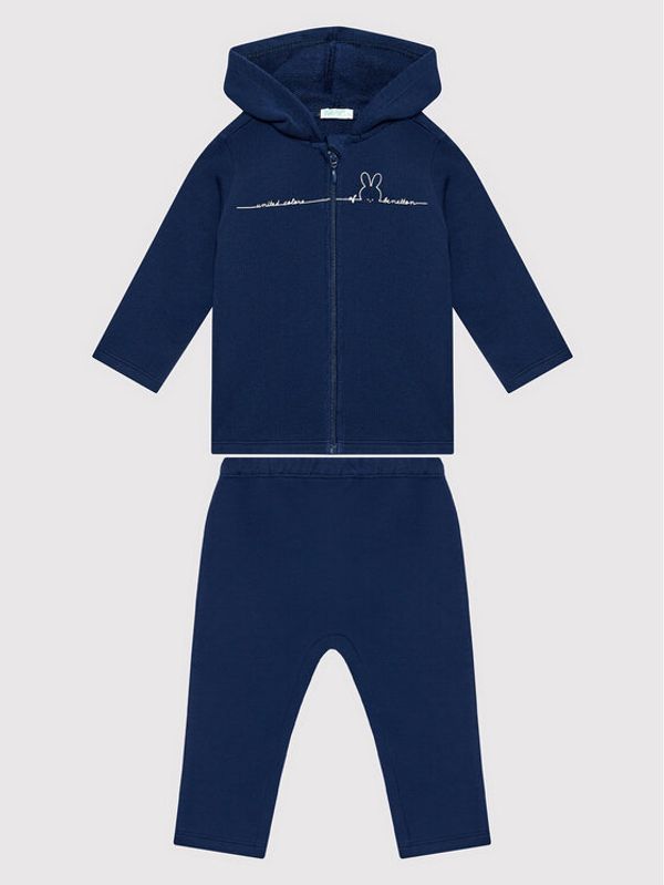 United Colors Of Benetton United Colors Of Benetton Анцуг 3J70A5007 Тъмносин Regular Fit