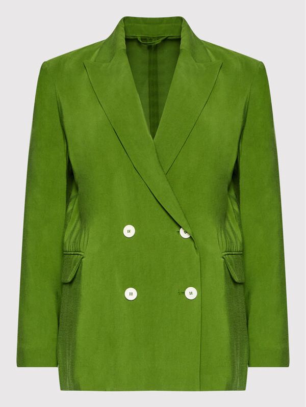 United Colors Of Benetton United Colors Of Benetton Блейзър 2NTMDW00B Зелен Oversize