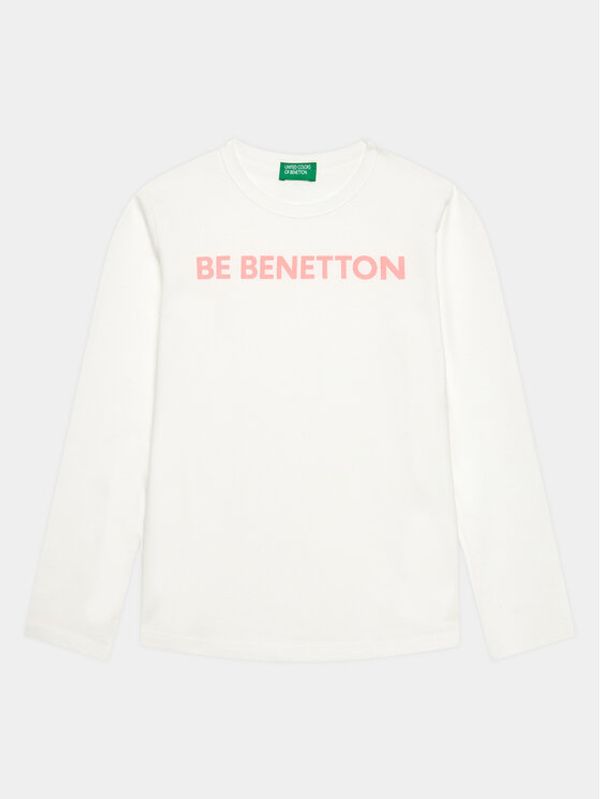 United Colors Of Benetton United Colors Of Benetton Блуза 3096C10D3 Бял Regular Fit