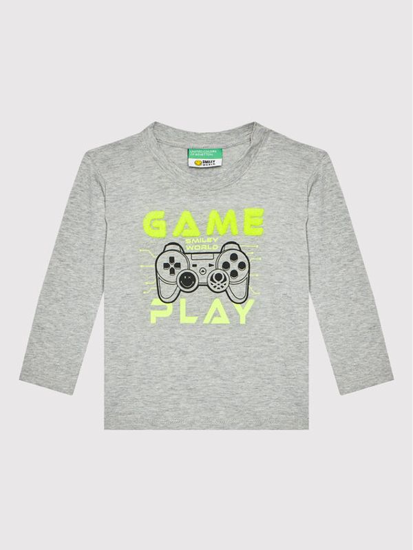 United Colors Of Benetton United Colors Of Benetton Блуза 3096C15EH Сив Regular Fit