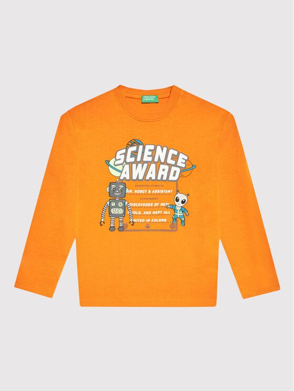 United Colors Of Benetton United Colors Of Benetton Блуза 3096G100X Оранжев Regular Fit