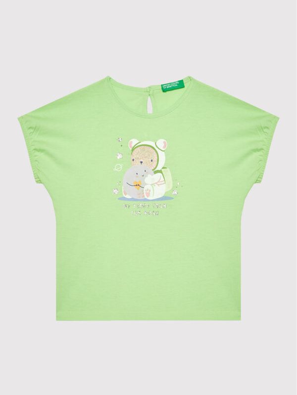 United Colors Of Benetton United Colors Of Benetton Блуза 3096G101H Зелен Regular Fit