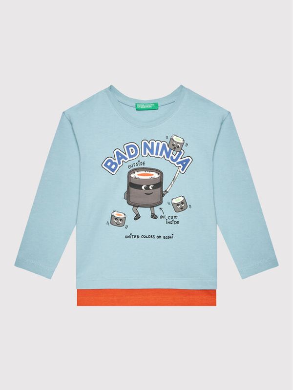 United Colors Of Benetton United Colors Of Benetton Блуза 3096G104A Син Regular Fit