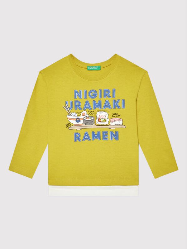 United Colors Of Benetton United Colors Of Benetton Блуза 3096G104A Зелен Regular Fit