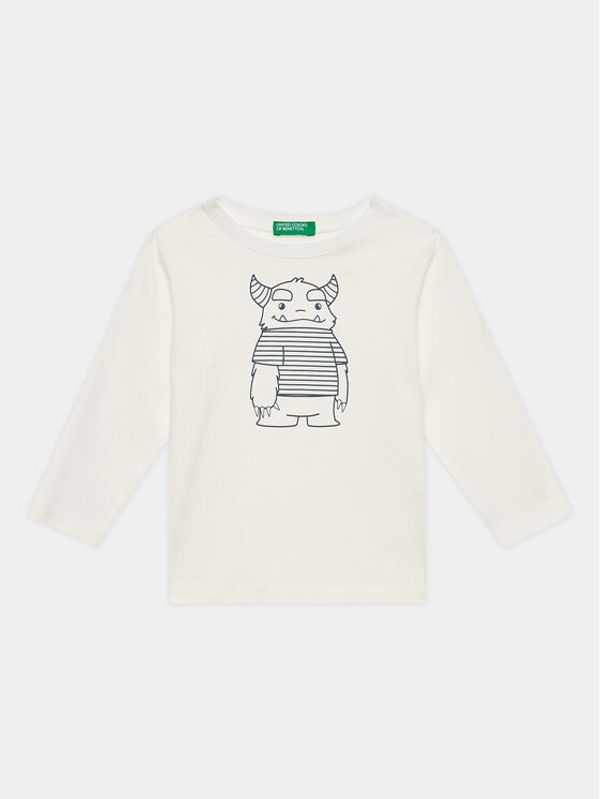 United Colors Of Benetton United Colors Of Benetton Блуза 3096G10AS Бял Regular Fit