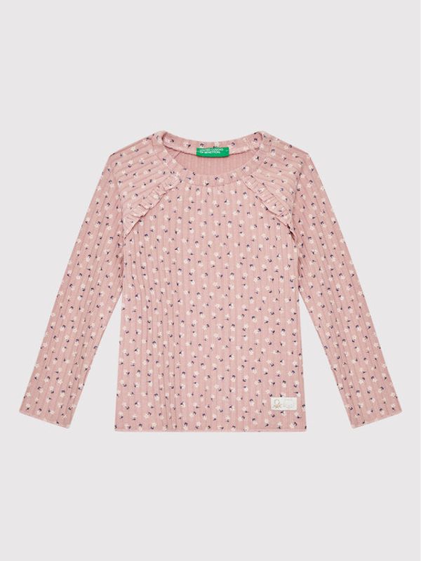 United Colors Of Benetton United Colors Of Benetton Блуза 30J9G104Q Розов Regular Fit