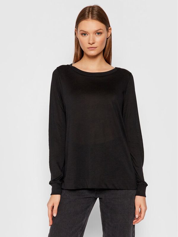 United Colors Of Benetton United Colors Of Benetton Блуза 3ADRE19F6 Черен Regular Fit