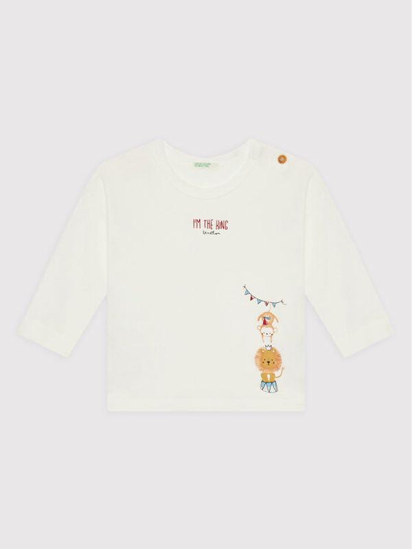 United Colors Of Benetton United Colors Of Benetton Блуза 3ATNA1017 Бял Regular Fit