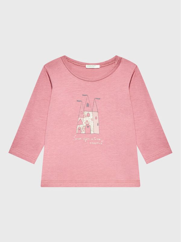 United Colors Of Benetton United Colors Of Benetton Блуза 3ATNA101A Розов Regular Fit