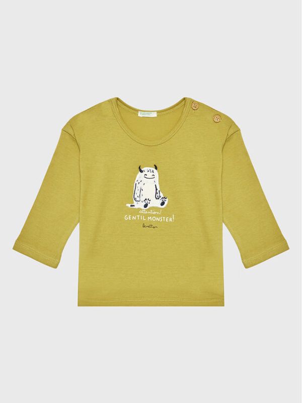 United Colors Of Benetton United Colors Of Benetton Блуза 3ATNA101R Зелен Regular Fit