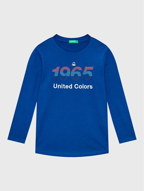 United Colors Of Benetton United Colors Of Benetton Блуза 3ATNC107R Син Regular Fit