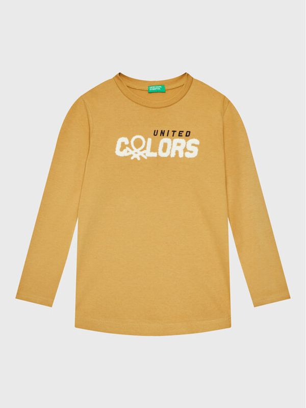 United Colors Of Benetton United Colors Of Benetton Блуза 3ATNC107R Жълт Regular Fit