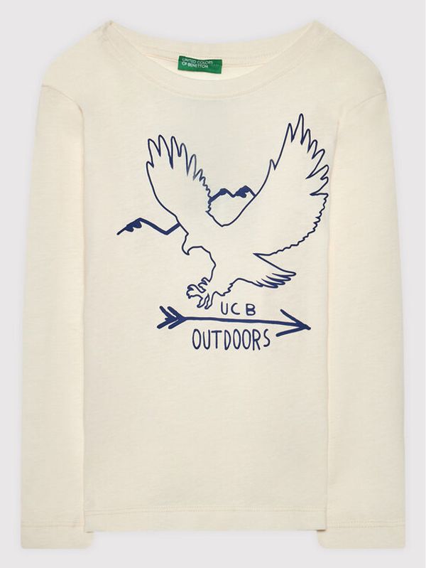 United Colors Of Benetton United Colors Of Benetton Блуза 3ATNC15EL Бежов Regular Fit