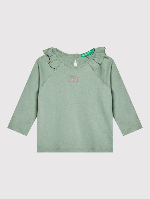 United Colors Of Benetton United Colors Of Benetton Блуза 3ATNC15FT Зелен Regular Fit