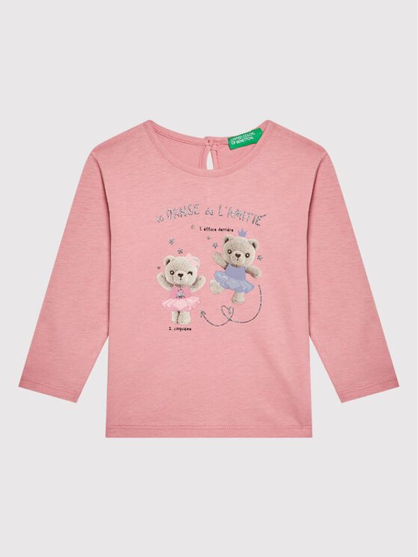 United Colors Of Benetton United Colors Of Benetton Блуза 3ATNC15G4 Розов Regular Fit