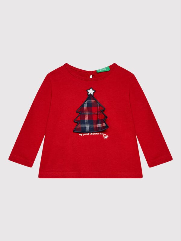 United Colors Of Benetton United Colors Of Benetton Блуза 3ATNC15GM Червен Regular Fit