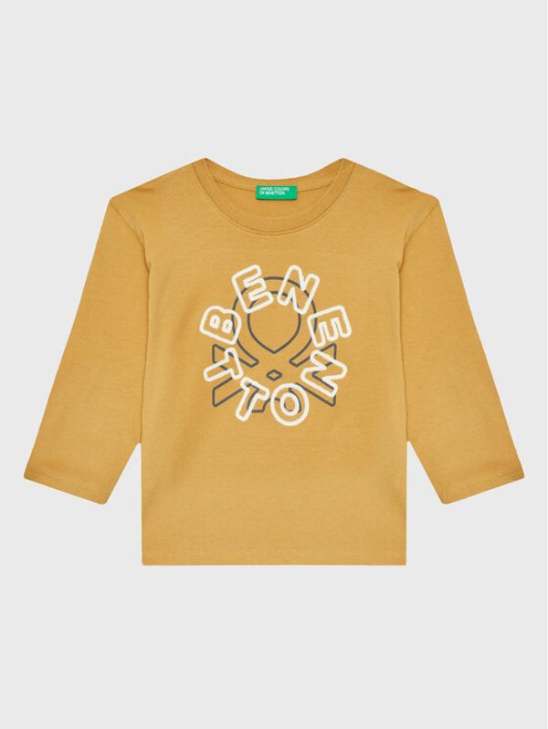 United Colors Of Benetton United Colors Of Benetton Блуза 3ATNG105I Жълт Regular Fit