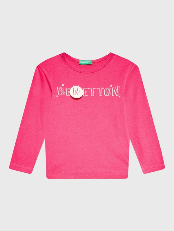 United Colors Of Benetton United Colors Of Benetton Блуза 3ATNG105X Розов Regular Fit
