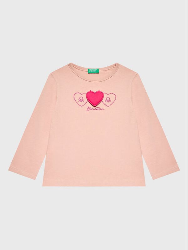 United Colors Of Benetton United Colors Of Benetton Блуза 3ATNG105X Розов Regular Fit