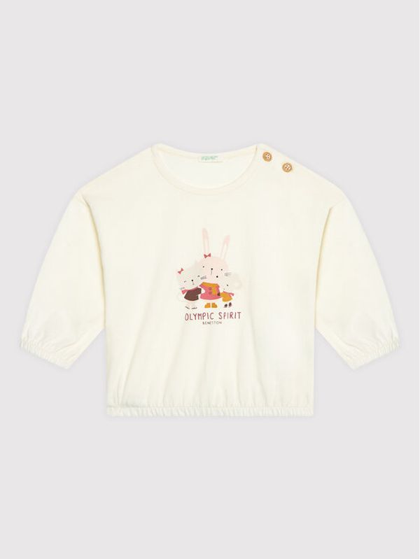 United Colors Of Benetton United Colors Of Benetton Блуза 3ATNMM29A Бежов Regular Fit