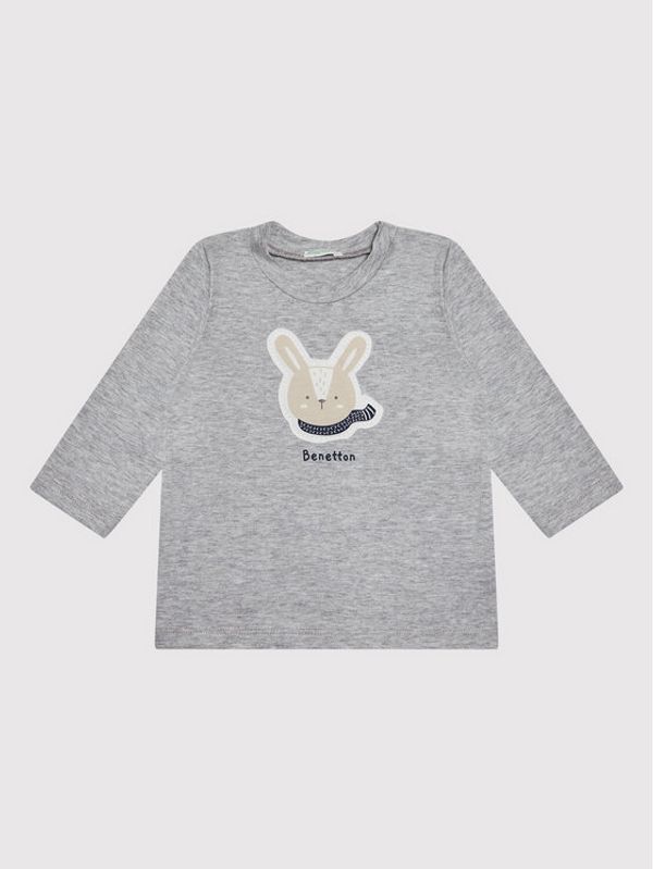 United Colors Of Benetton United Colors Of Benetton Блуза 3ATNMM29F Сив Regular Fit