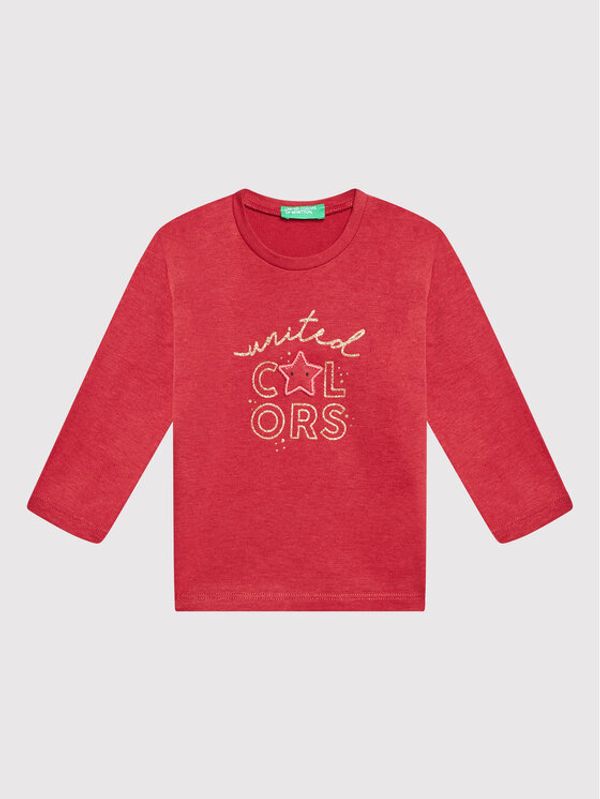United Colors Of Benetton United Colors Of Benetton Блуза 3EG9C15FF Червен Regular Fit