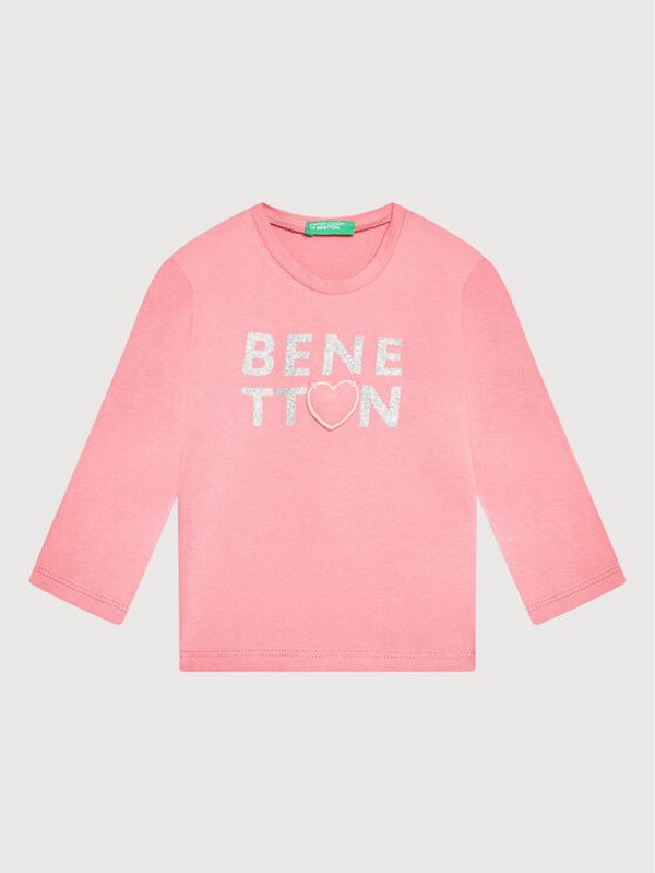 United Colors Of Benetton United Colors Of Benetton Блуза 3EG9C15FF Розов Regular Fit