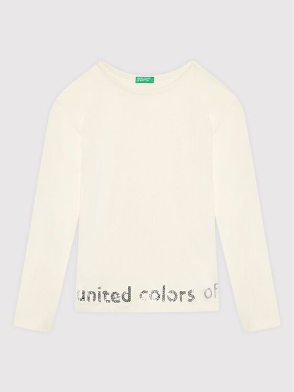 United Colors Of Benetton United Colors Of Benetton Блуза 3EG9C15FY Бял Regular Fit
