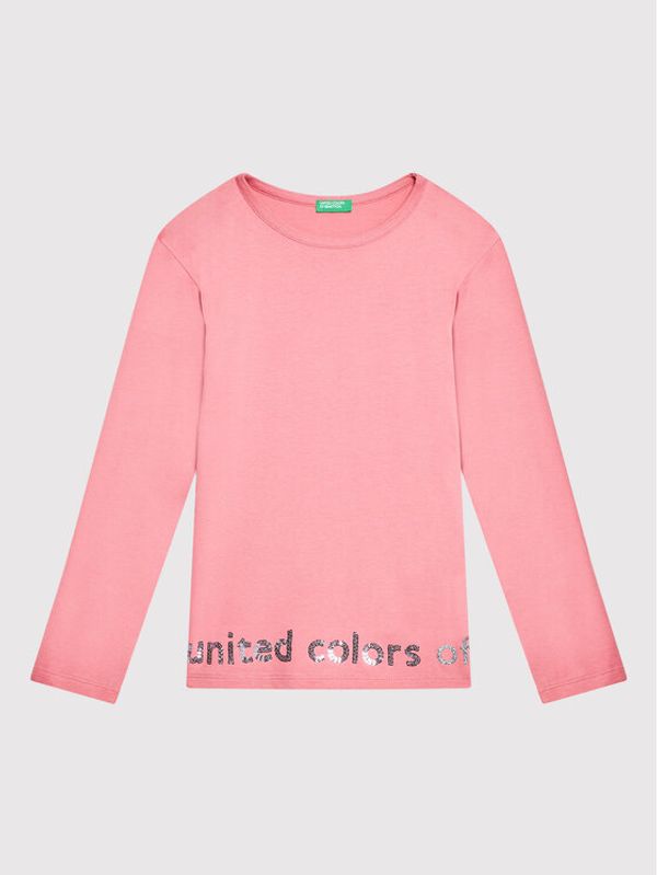 United Colors Of Benetton United Colors Of Benetton Блуза 3EG9C15FY Розов Regular Fit