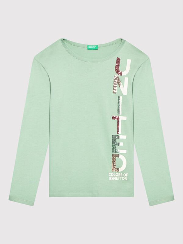 United Colors Of Benetton United Colors Of Benetton Блуза 3EG9C15FY Зелен Regular Fit