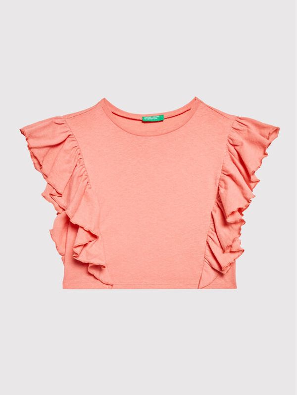 United Colors Of Benetton United Colors Of Benetton Блуза 3F4JCH001 Розов Regular Fit