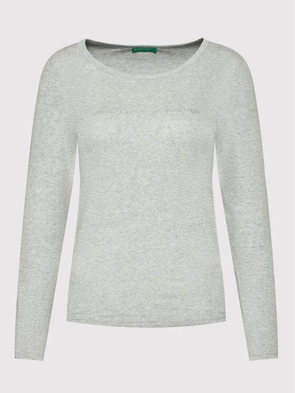 United Colors Of Benetton United Colors Of Benetton Блуза 3GA2E16G0 Сив Regular Fit