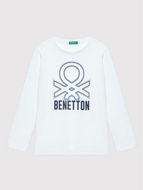United Colors Of Benetton United Colors Of Benetton Блуза 3I1XC105U Бял Regular Fit