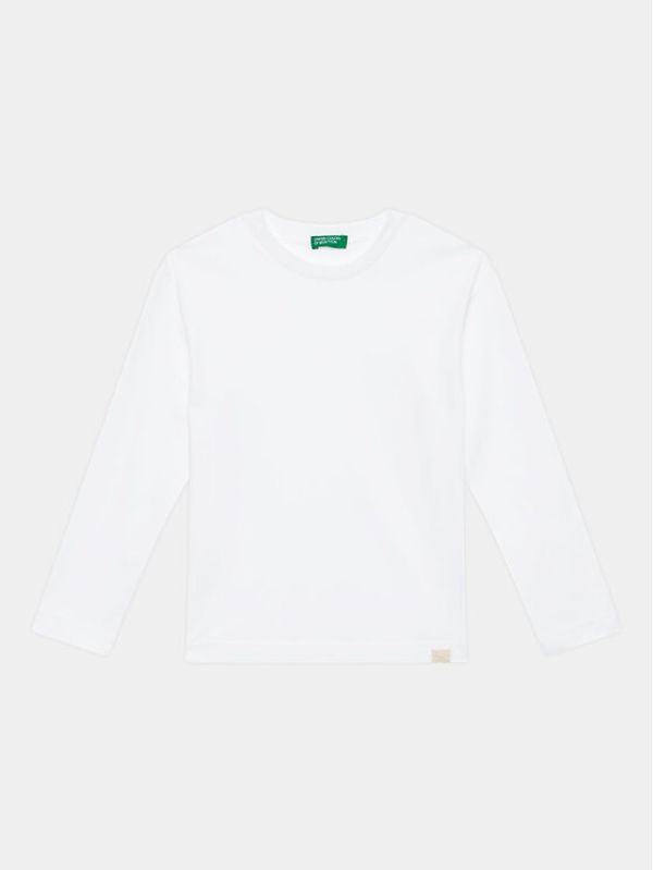 United Colors Of Benetton United Colors Of Benetton Блуза 3I1XC10DB Бял Regular Fit