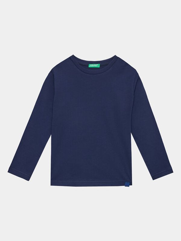 United Colors Of Benetton United Colors Of Benetton Блуза 3I1XC10DB Тъмносин Regular Fit