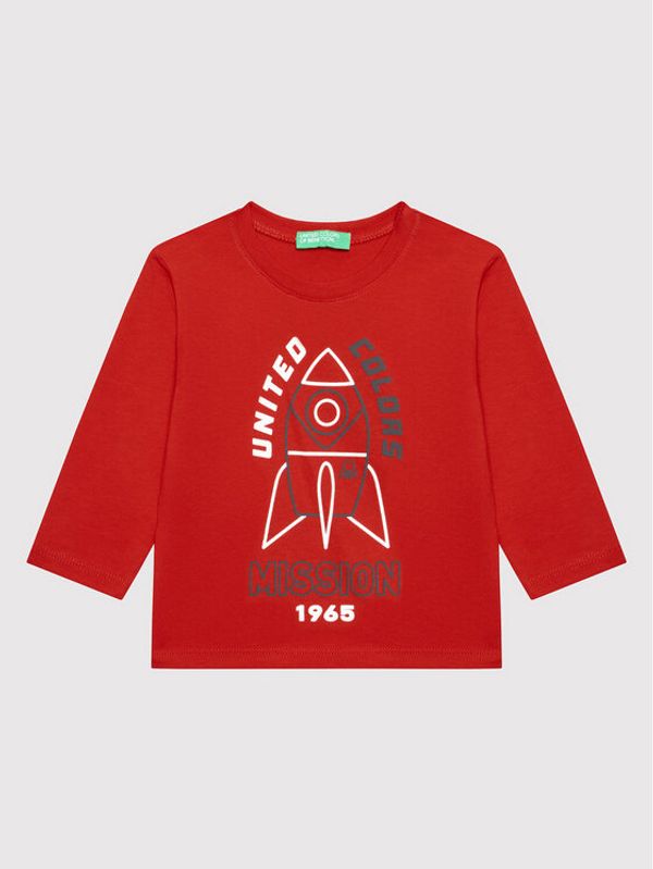 United Colors Of Benetton United Colors Of Benetton Блуза 3I1XG101B Червен Regular Fit