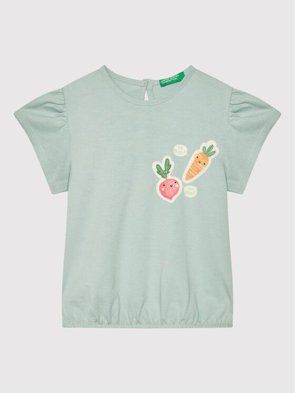 United Colors Of Benetton United Colors Of Benetton Блуза 3I1XG101N Син Regular Fit