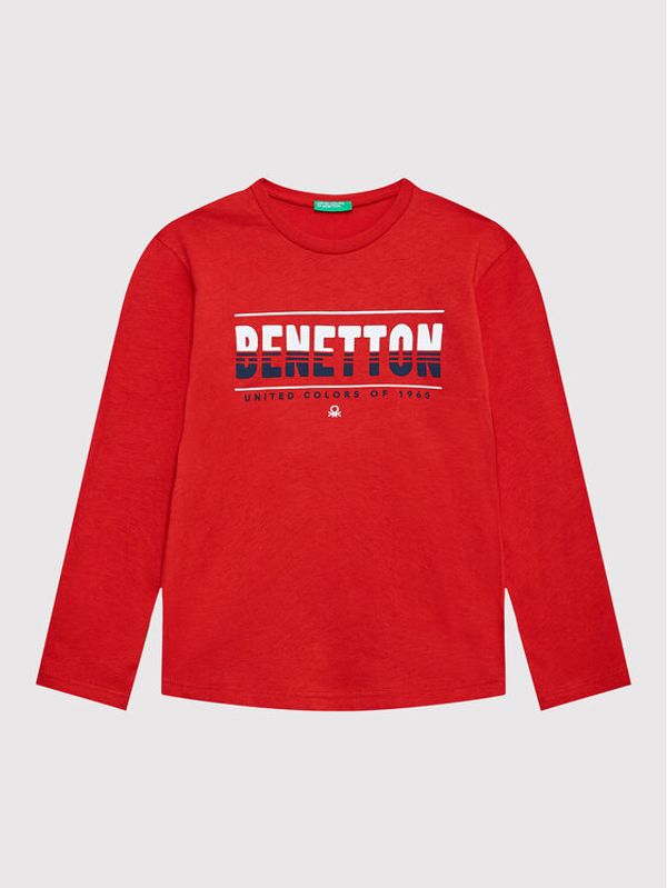 United Colors Of Benetton United Colors Of Benetton Блуза 3I1XG104D Червен Regular Fit