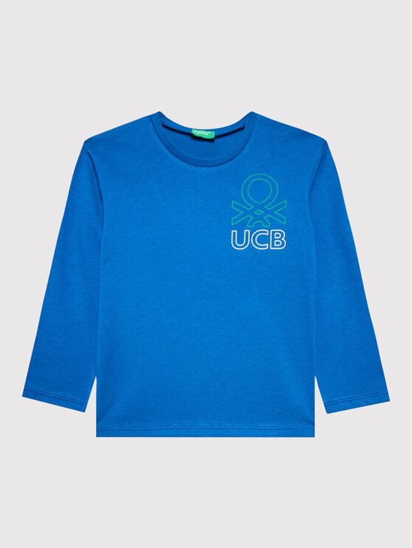 United Colors Of Benetton United Colors Of Benetton Блуза 3I1XG104D Син Regular Fit