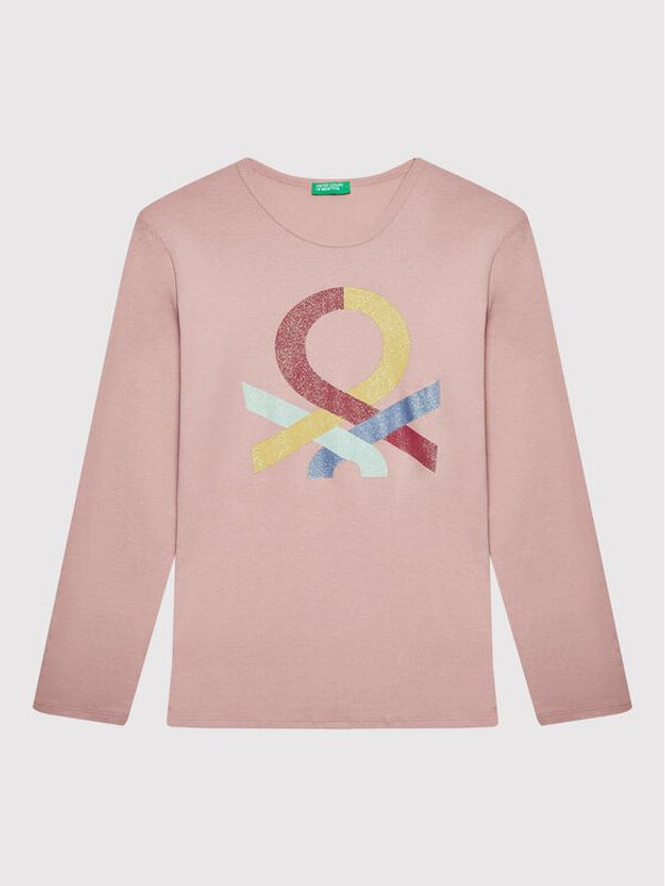 United Colors Of Benetton United Colors Of Benetton Блуза 3I9WC105Q Розов Regular Fit