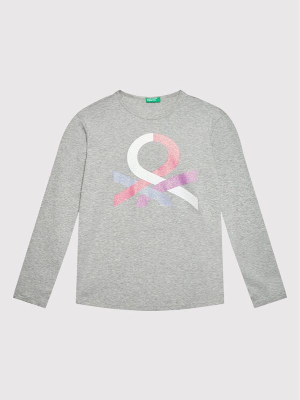 United Colors Of Benetton United Colors Of Benetton Блуза 3I9WC105Q Сив Regular Fit