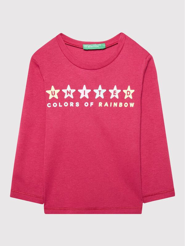 United Colors Of Benetton United Colors Of Benetton Блуза 3I9WC15BX Розов Regular Fit